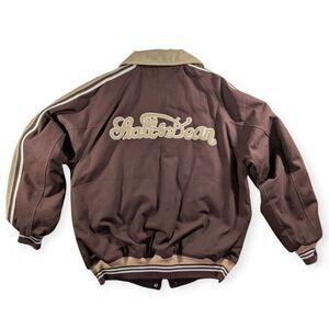 Vintage Stall & Dean Brown Bomber Jacket